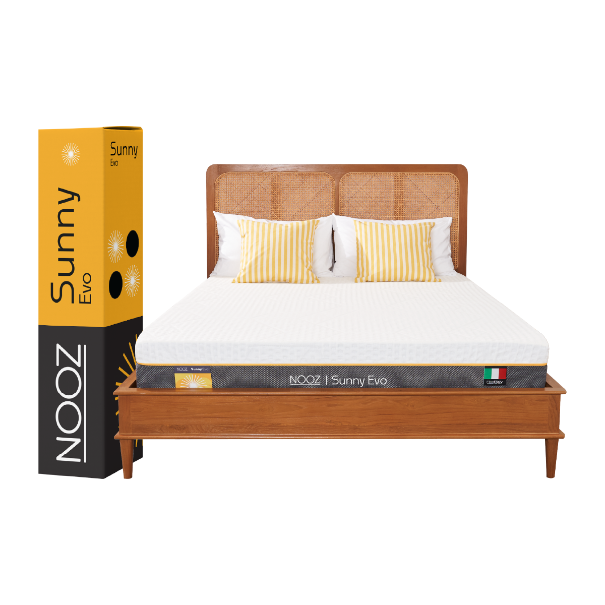 ที่นอนยางพารา 3.5ฟุต NOOZ SUNNY EVO หนา 8 นิ้ว